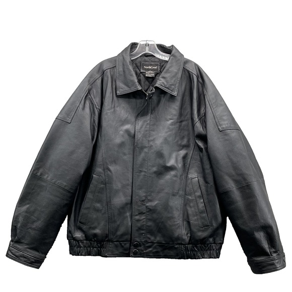 Northcrest Other - Vintage Northcrest 100% Leather Bomber Jacket Men XL Insulated Flight Streetwear